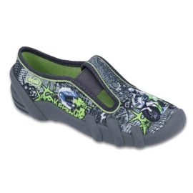 Calzado infantil befado 290X182 gris multicolor verde