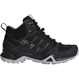 Zapatillas de trekking adidas Terrex Swift R2 Mid Gtx W CM7651 negro