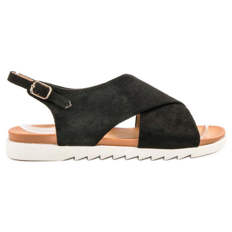 Primavera Sandalias cerradas de ante negro