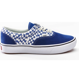 Vans Comfycush Era VA0 Tear Checkerboard True Blue True White blanco azul