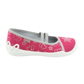 Calzado infantil befado 116Y245 rosado gris