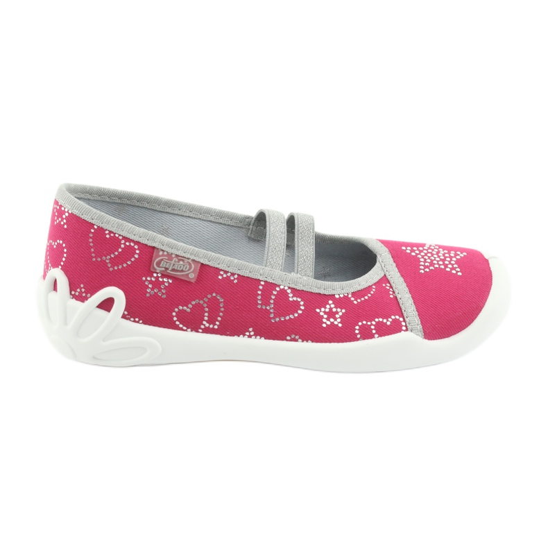 Calzado infantil befado 116Y245 rosado gris