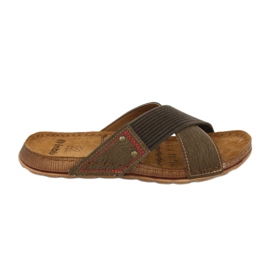 Zapatillas de hombre marrón Inblu GG011