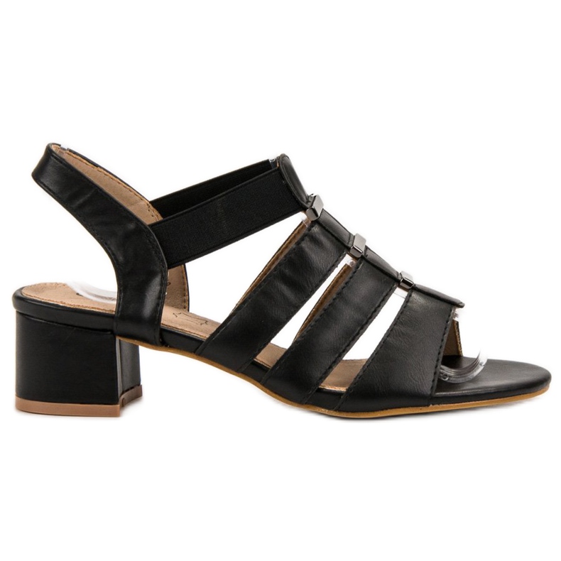 Evento Sandalias de tacón alto sin cordones negro Evento Sandalias de tacón alto sin cordones negro