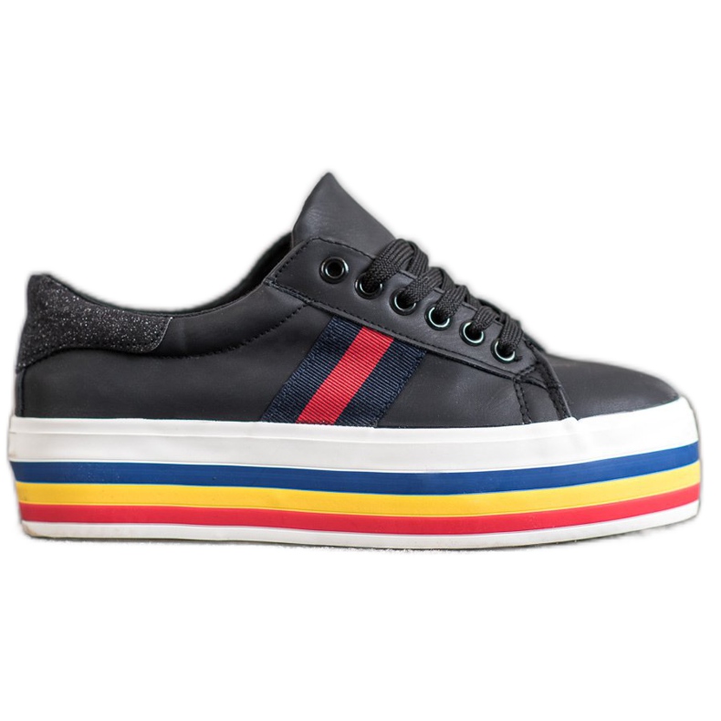SHELOVET Calzado deportivo en la plataforma negro multicolor