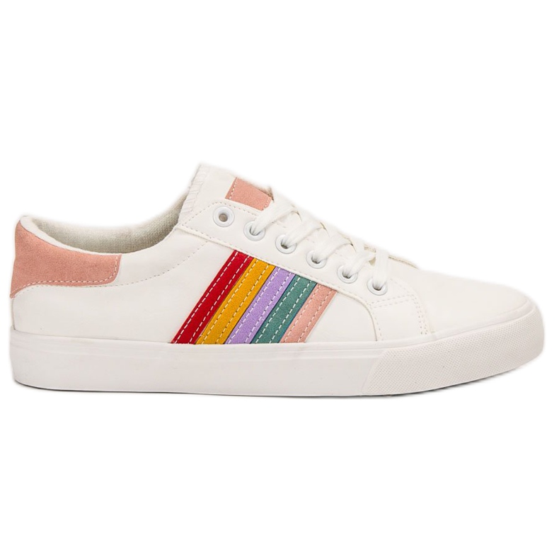 SHELOVET Calzado deportivo casual blanco multicolor