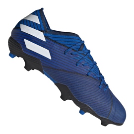 Botas de fútbol adidas Nemeziz 19.1 Fg Jr CF99957 azul azul