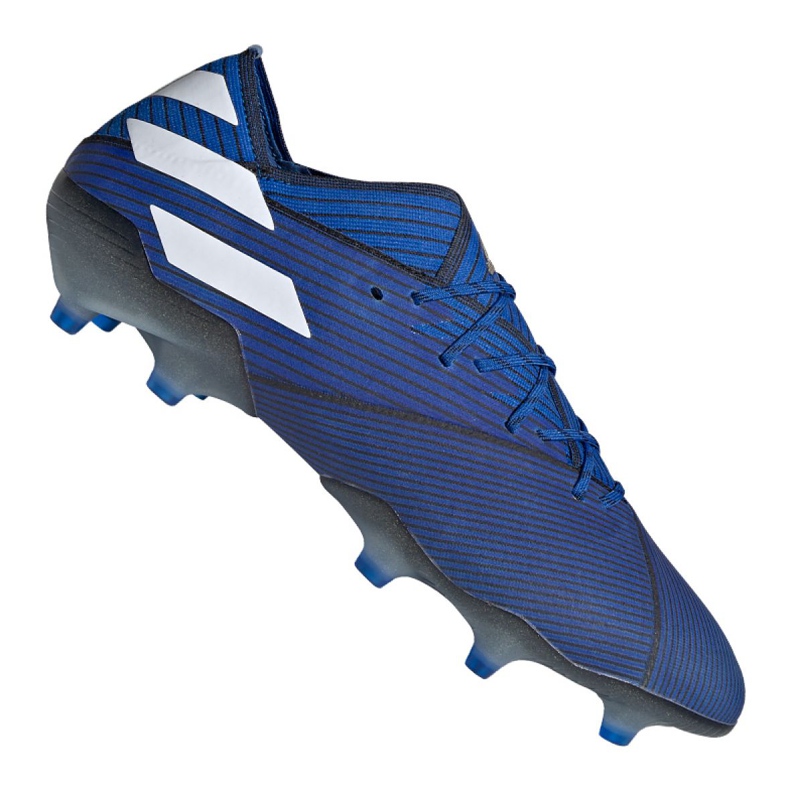 Botas de fútbol adidas Nemeziz 19.1 Fg M F34410 azul azul