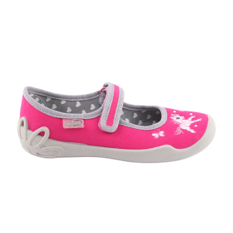 Calzado infantil befado 114X324 rosado gris