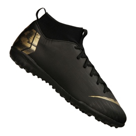 Zapatillas de fútbol Nike Superfly 6 Academy Tf Jr AH7344-077 negro negro