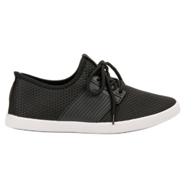 SHELOVET Calzado deportivo de moda negro