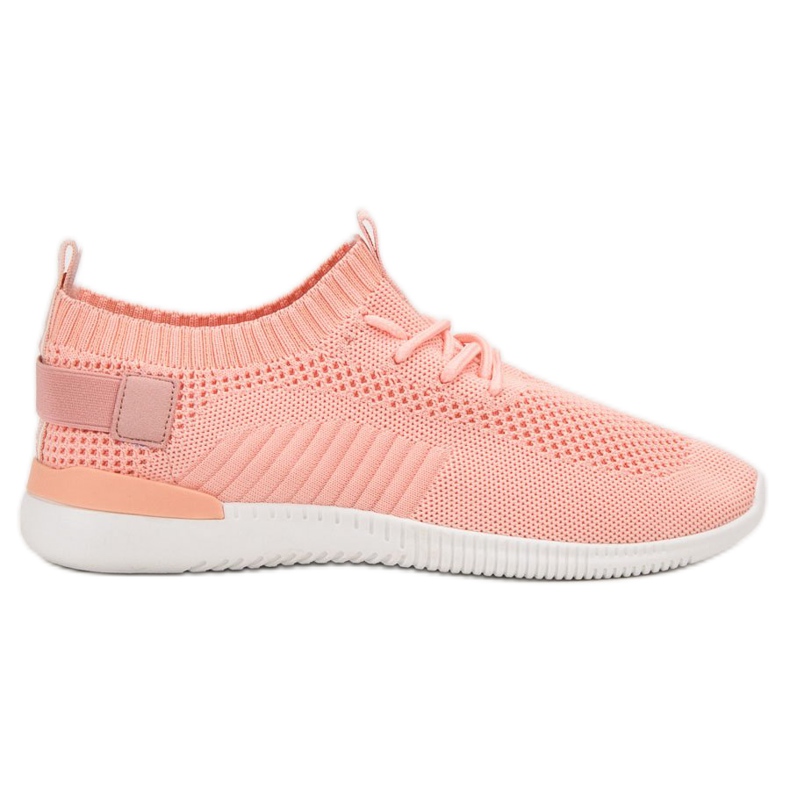 SHELOVET Calzado deportivo de color salmón rosado