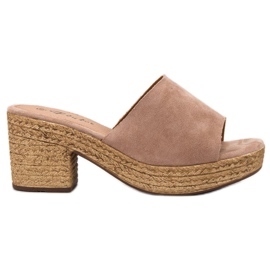 Flyfor Zapatillas ligeras en el poste rosa