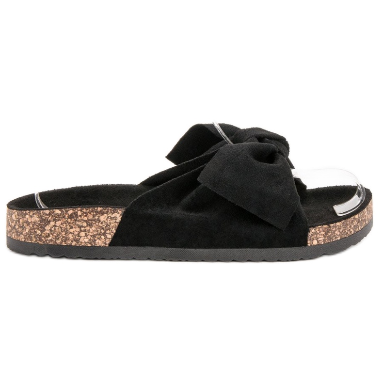 Diamantique Pantuflas Con Lazo negro