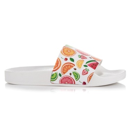 Vices Zapatillas de frutas blanco