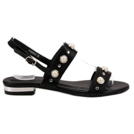 Kylie Cómodas sandalias negras negro