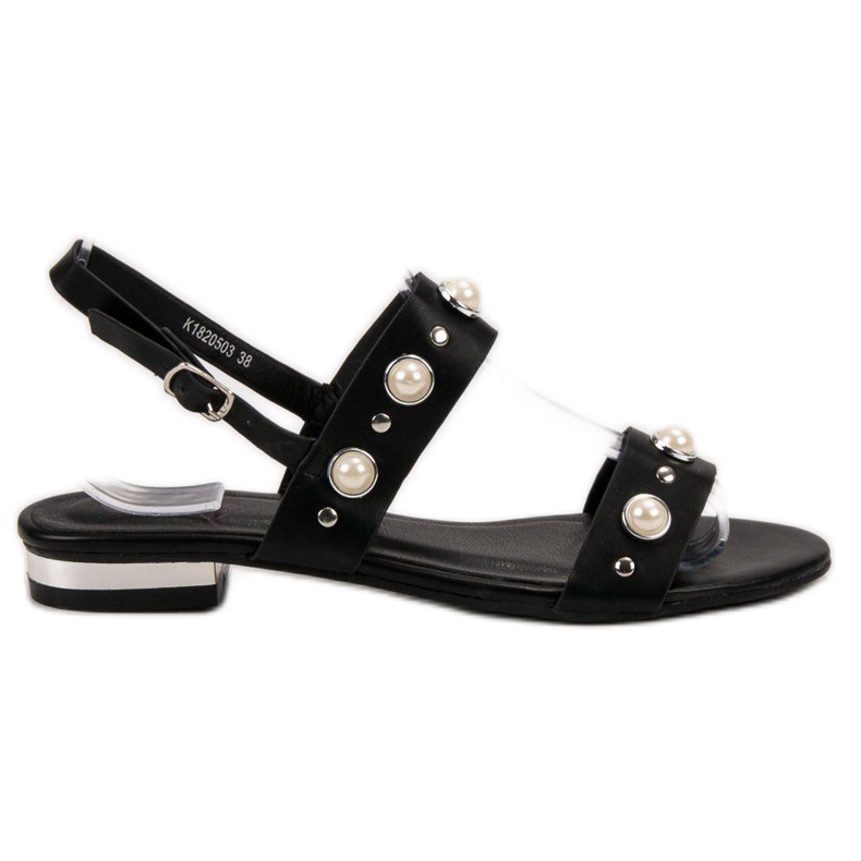 Kylie Cómodas sandalias negras negro
