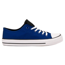 SHELOVET Zapatillas bajas azul