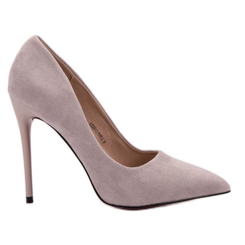 Jumex Tacones de ante violeta Jumex Tacones de ante violeta