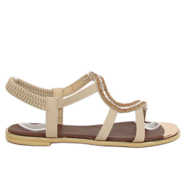 Sandalias asimétricas beige GD4157 Beige