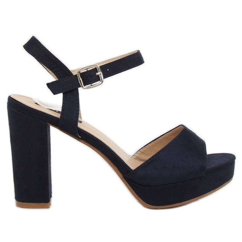 Sandalias en la plataforma YL96095 Navy azul marino