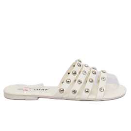Zapatillas de mujer blancas DD83P White blanco