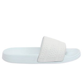 Pantuflas de espuma azul J10761 Azul