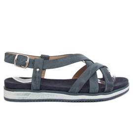 Sandalias mujer azul marino 1499 Navy