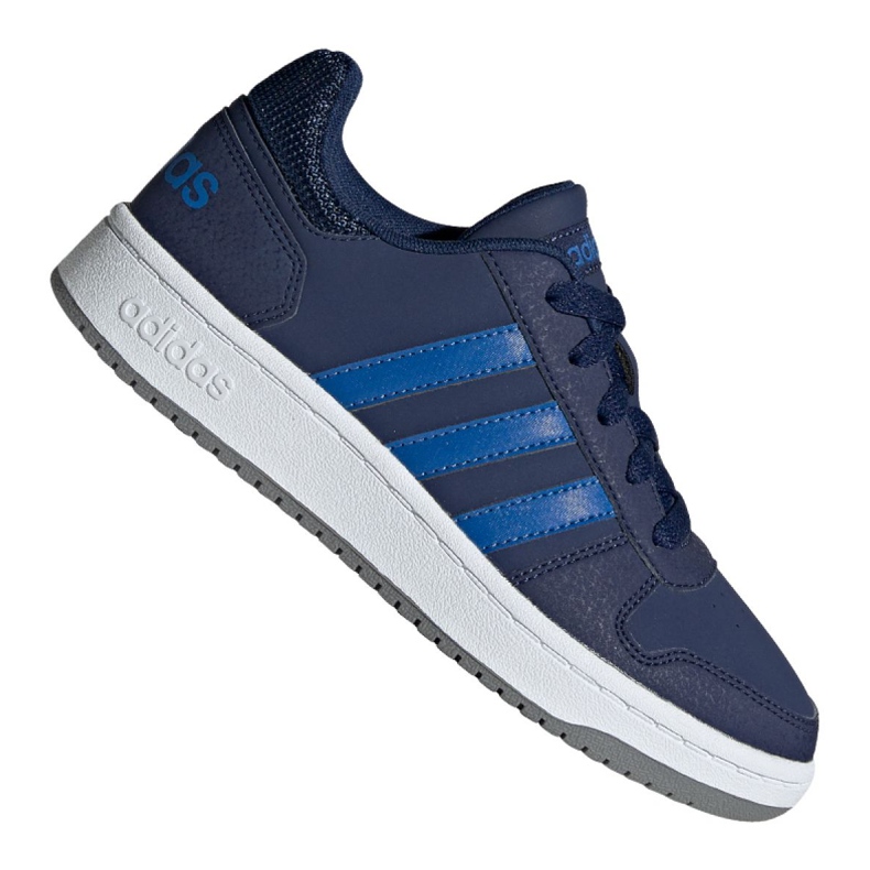Zapatillas Adidas Hoops 2.0 K Jr EE8999 azul marino Zapatillas Adidas Hoops 2.0 K Jr EE8999 azul marino
