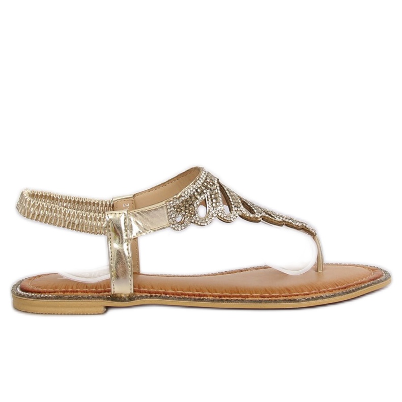 Chanclas con piedras ZY172 L.GOLD dorado