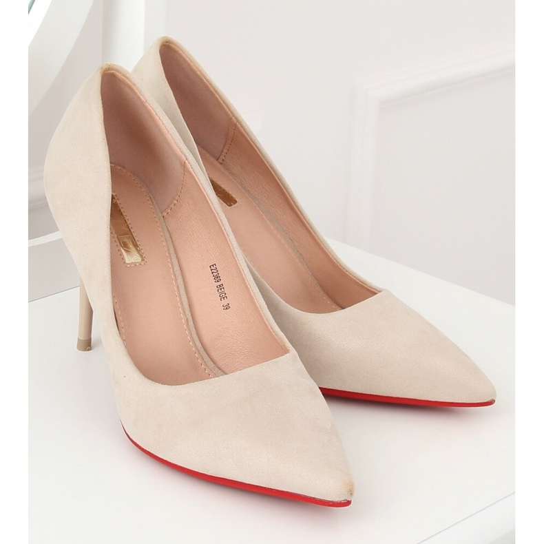 Bombas en un pin beige E22369 Beige II-GAT
