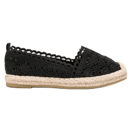 Seastar Alpargatas de encaje negro