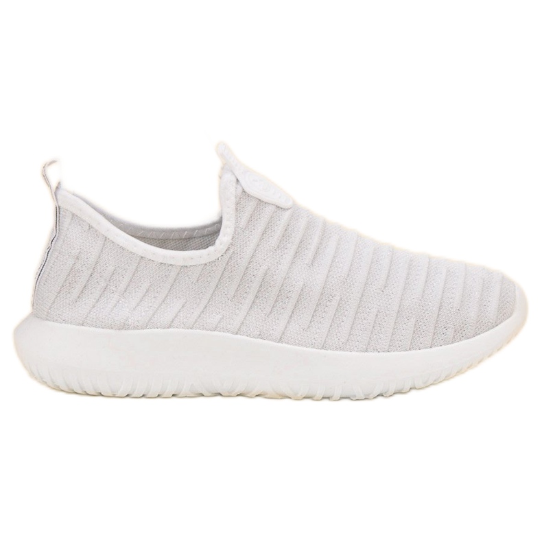 SHELOVET Zapatos deportivos blancos sin cordones