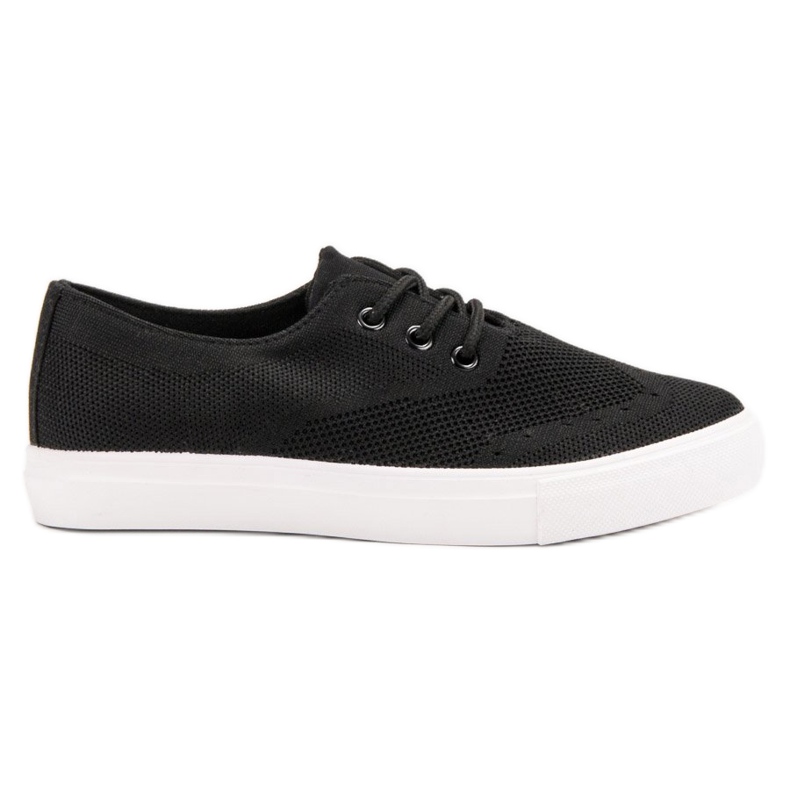SHELOVET Zapatillas Textiles Negras negro