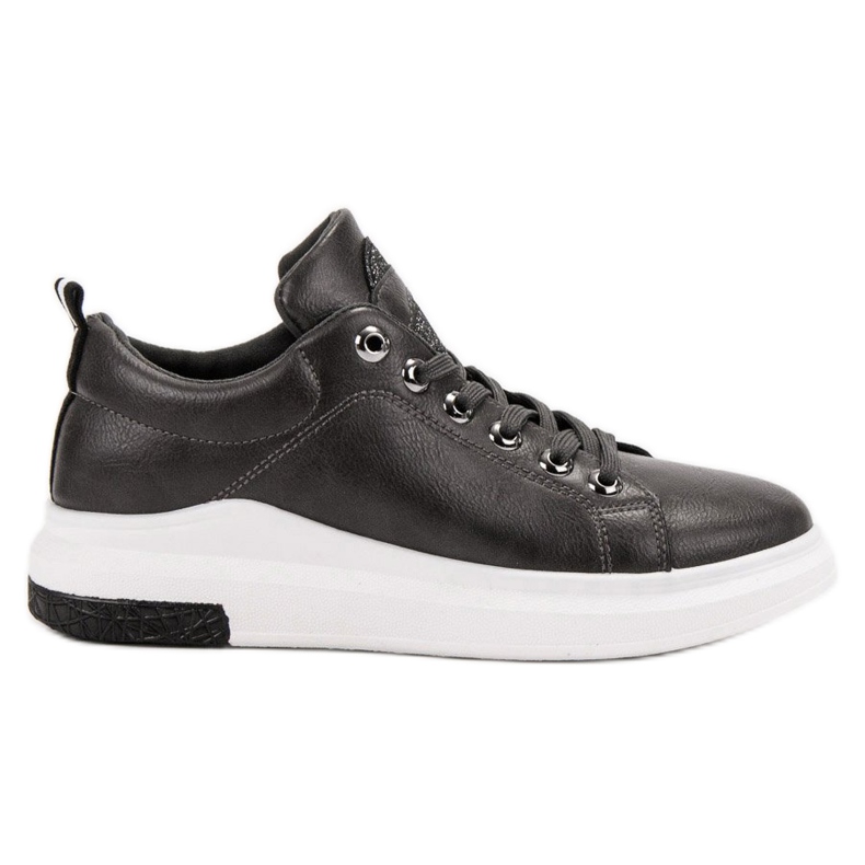 Weide Zapatillas con cordones elegantes gris Weide Zapatillas con cordones elegantes gris