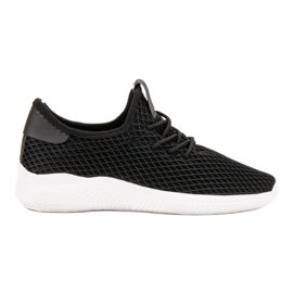 SHELOVET Zapatos deportivos con malla negro