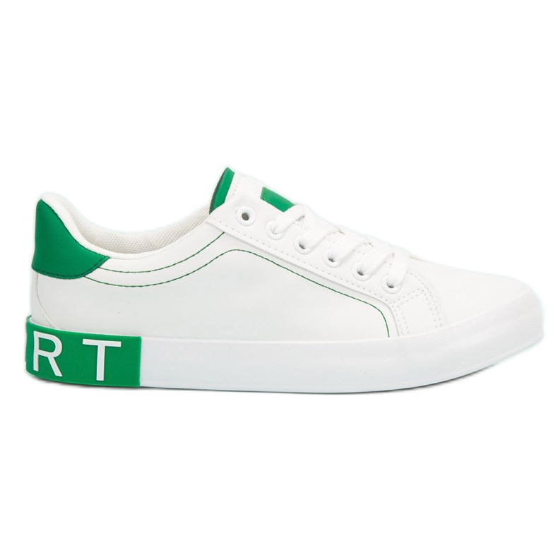 SHELOVET Zapatillas con estilo blanco