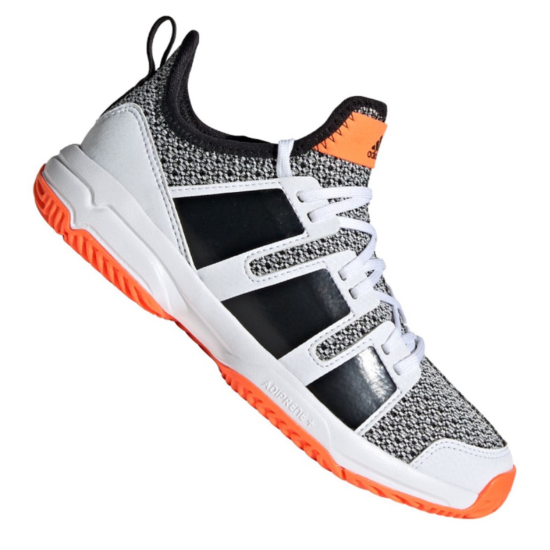 Zapatillas de balonmano Adidas Stabil Jr F33830 multicolor gris Zapatillas de balonmano Adidas Stabil Jr F33830 multicolor gris