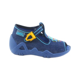 Pantuflas niño Befado 217P103 azul marino