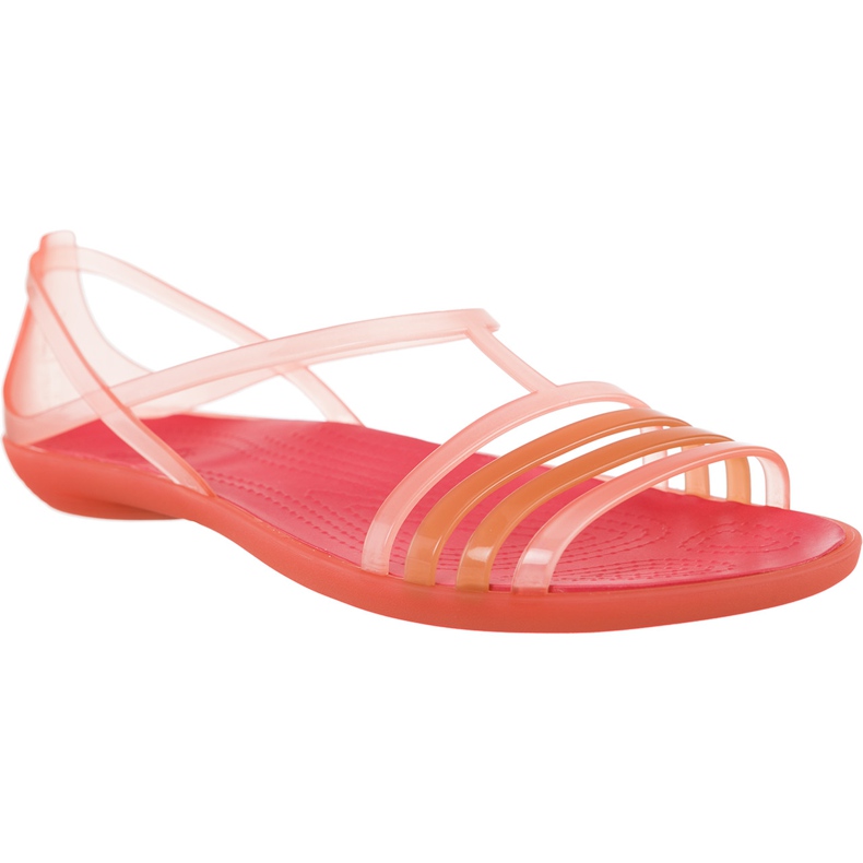 Crocs Sandalia isabella en coral multicolor