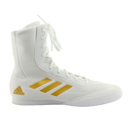 Zapatillas de boxeo Adidas Box Hog Plus blanco