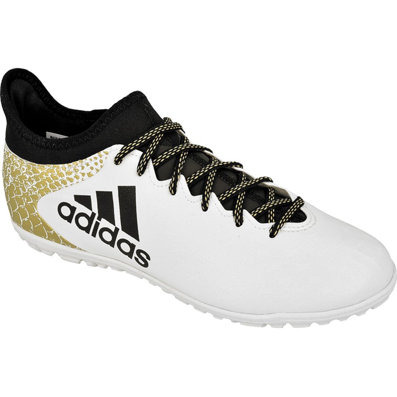Zapatos de fútbol Adidas X 16.3 Tf M AQ4352 blanco blanco Zapatos de fútbol Adidas X 16.3 Tf M AQ4352 blanco blanco