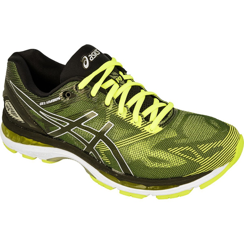 Zapatillas de running Asics Gel-Nimbus 19 M T700N-9007 negro amarillo Zapatillas de running Asics Gel-Nimbus 19 M T700N-9007 negro amarillo