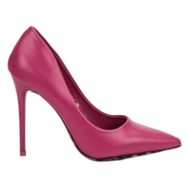 SHELOVET Tacones altos sexy rosa