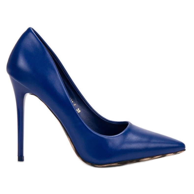 SHELOVET Tacones altos sexy azul