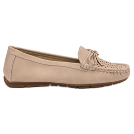 SHELOVET Mocasines casuales marrón