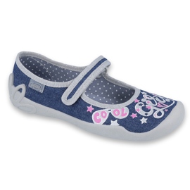 Calzado infantil befado 114Y368 azul marino rosado gris
