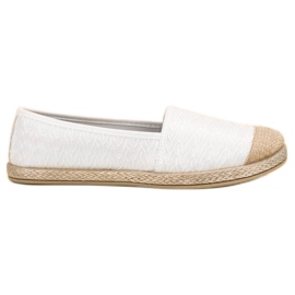 SHELOVET Slipons ligeros blanco