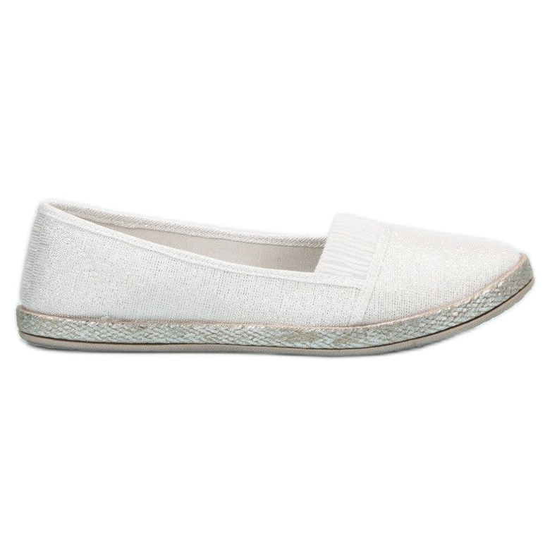 SHELOVET Zapatillas slip-on blanco