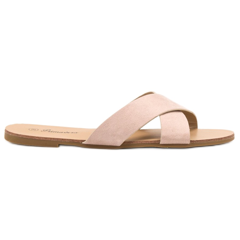 Primavera Zapatillas planas cómodas marrón
